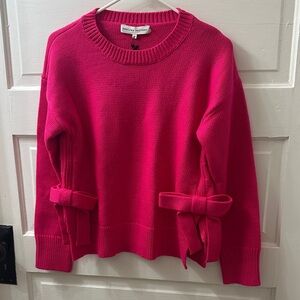 English Factory Pink Crew Neck Sweater